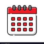 Calendar Icon In Colorful Style Vector 46687941